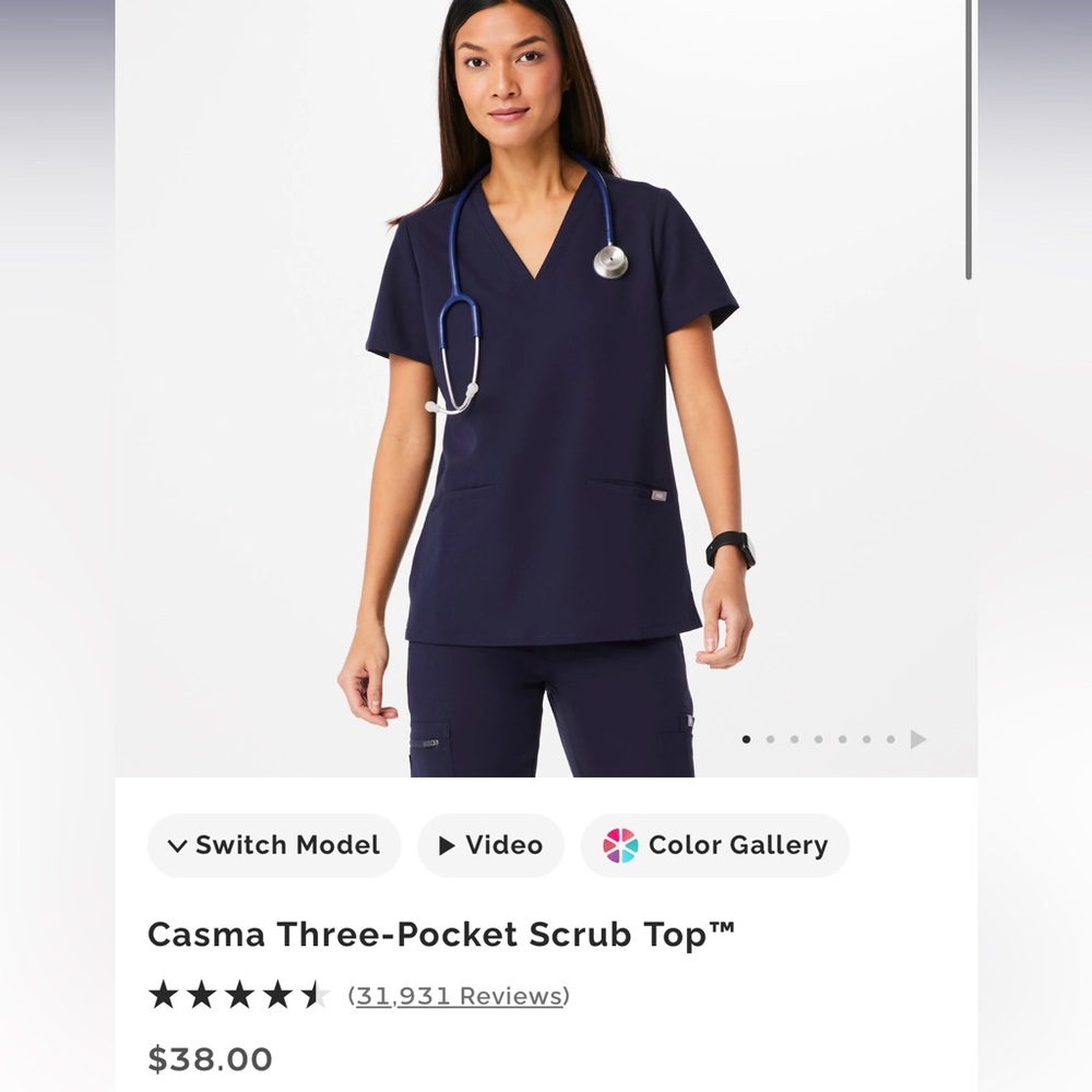 Figs Scrub top!